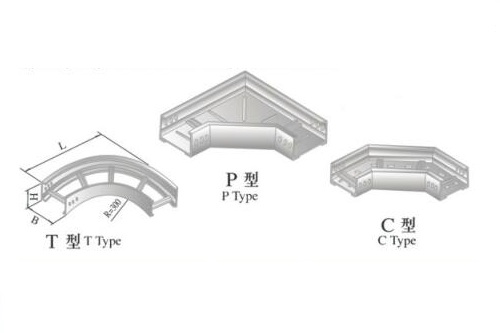 XQJ-LQJ-02ATPC型铝合金水平弯通桥架